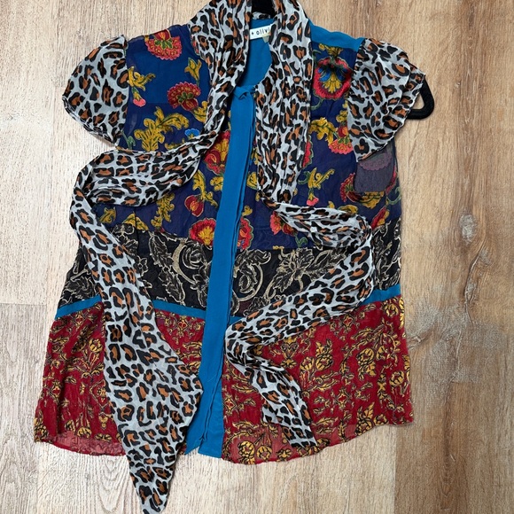 alice & olivia sheer blouse - Picture 2 of 2